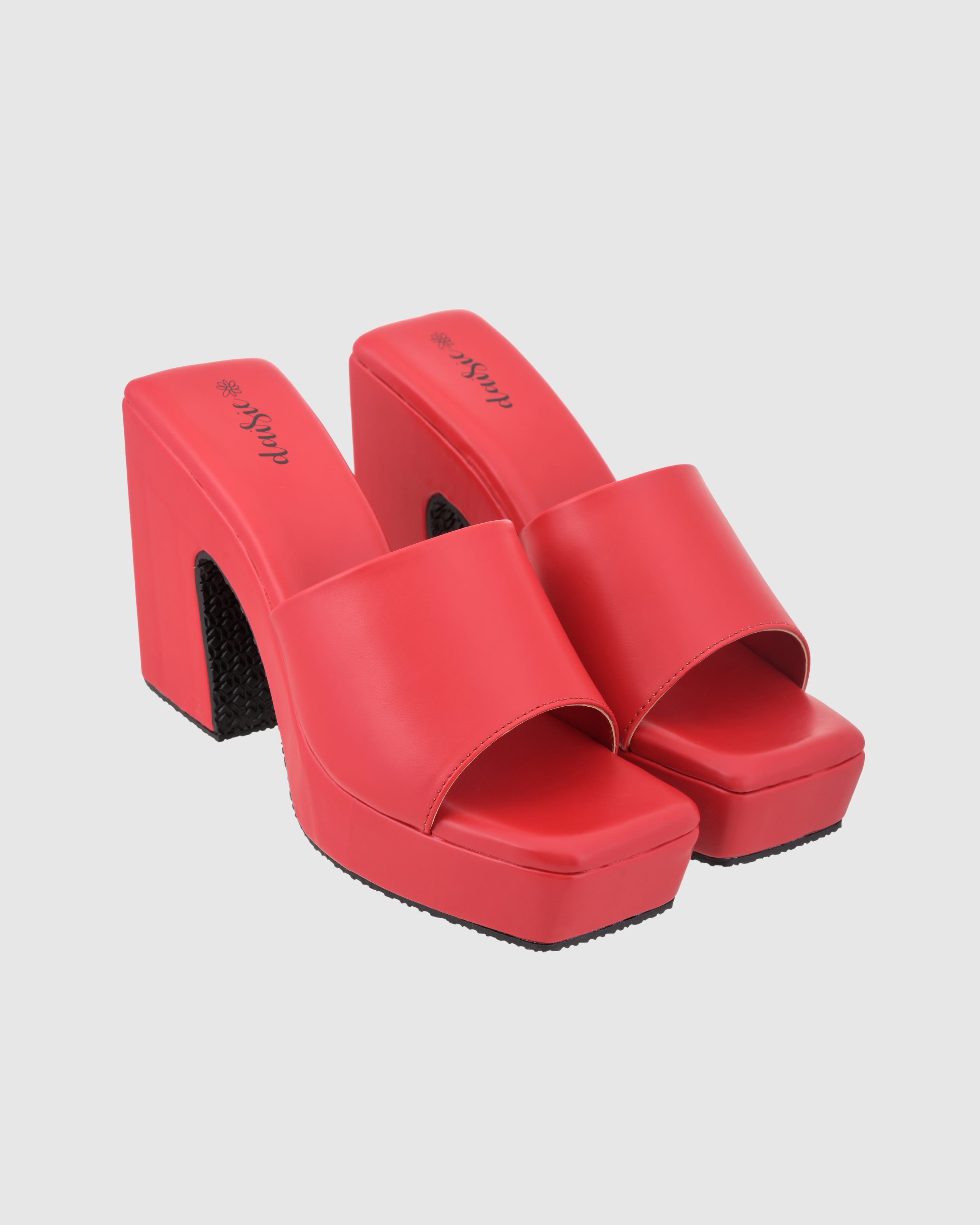Y2K Trendy Comfort Red Platform Heels