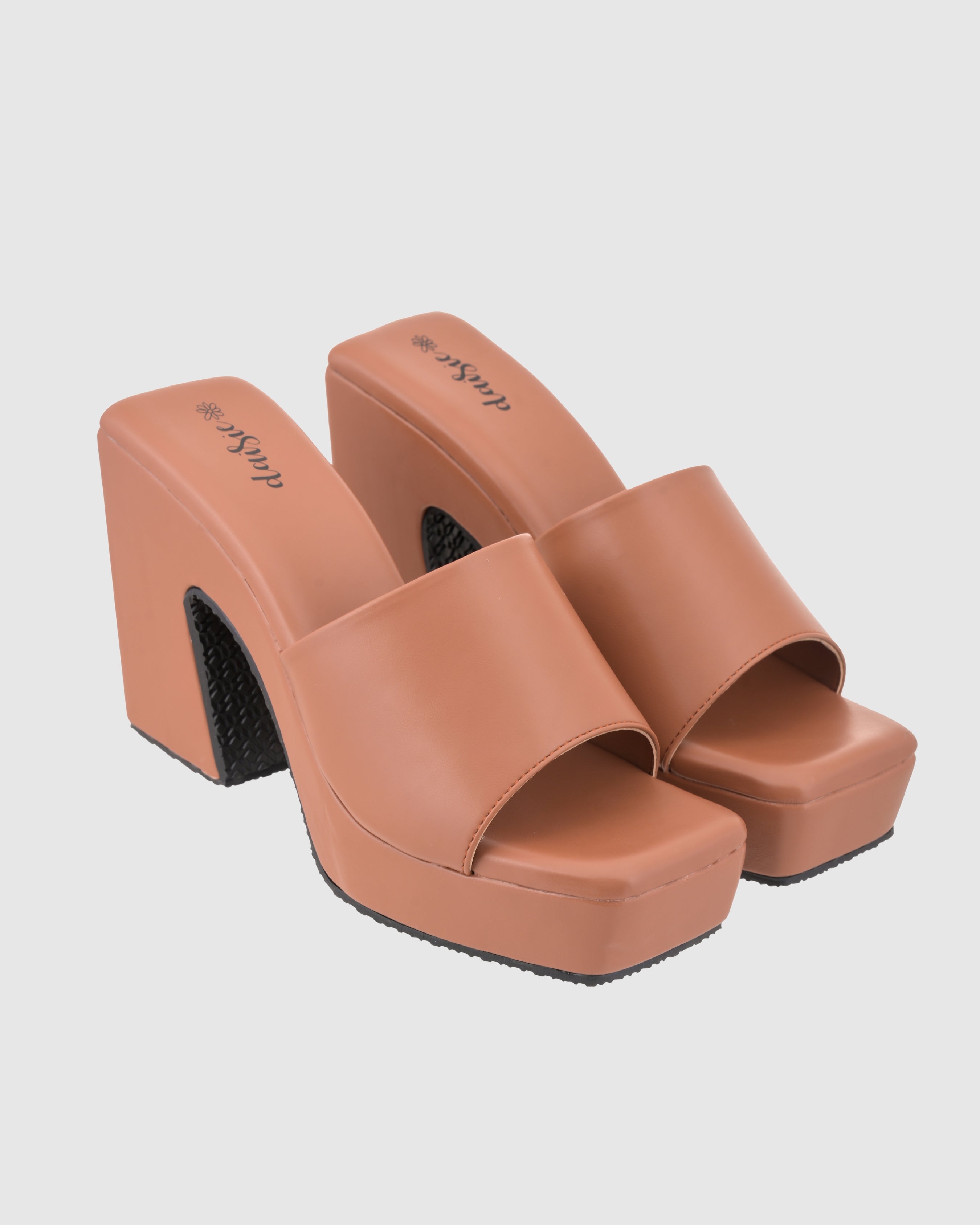 Y2K Trendy Comfort Brown Platform Heels