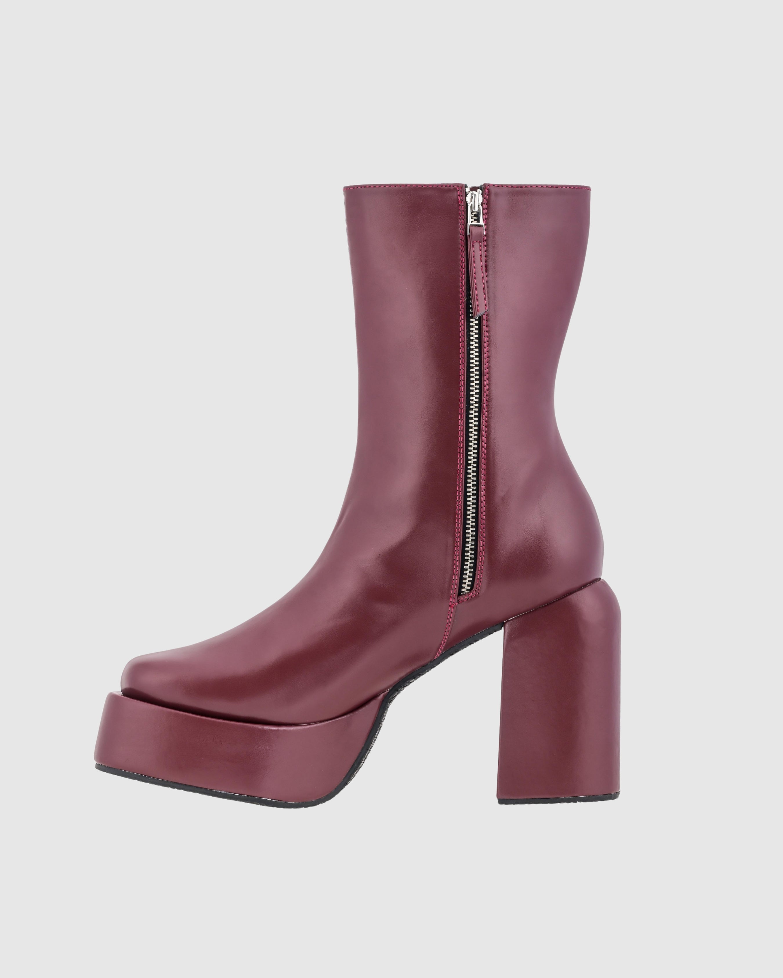 Y2k Chunky Cherry Boots