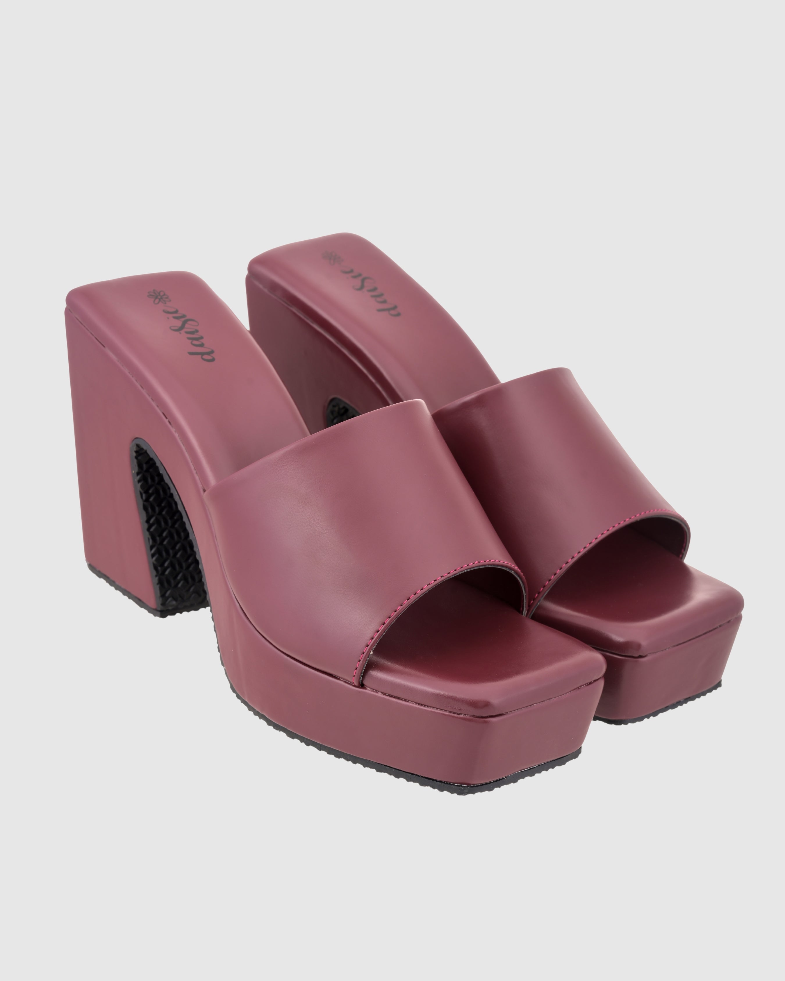 Y2K Trendy Comfort Cherry Red Platform Heels