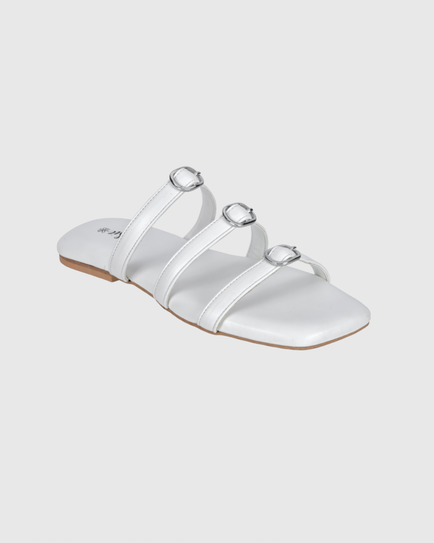 Frost Frame Buckle Flats