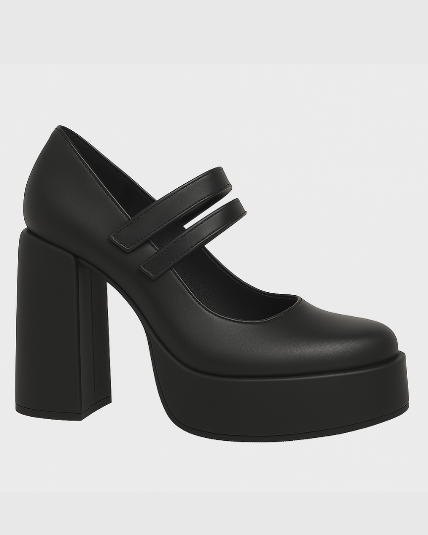 Bratz X Marry Jane Platform Heels - Black