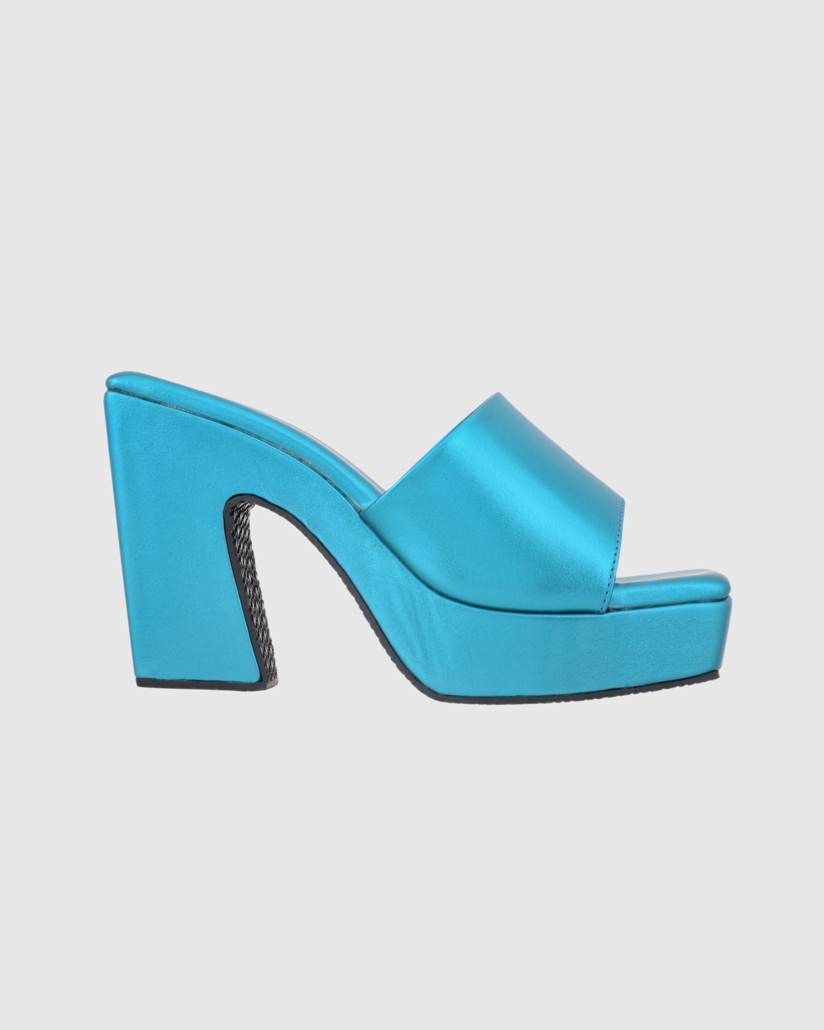 Y2K Trendy Comfort Blingy Blue Platform Heels