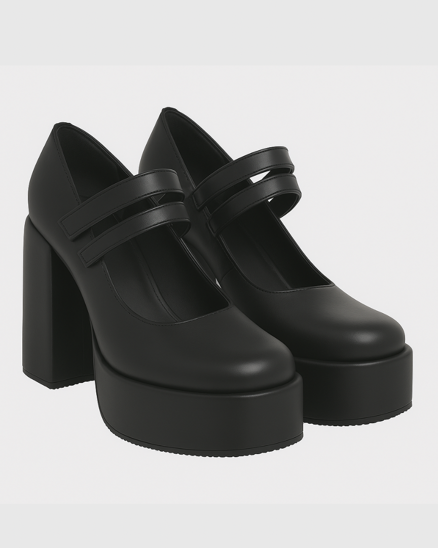 Bratz X Marry Jane Platform Heels - Black