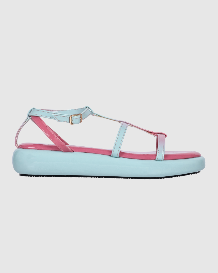Y2K Ombre Blue&Pink Sandals