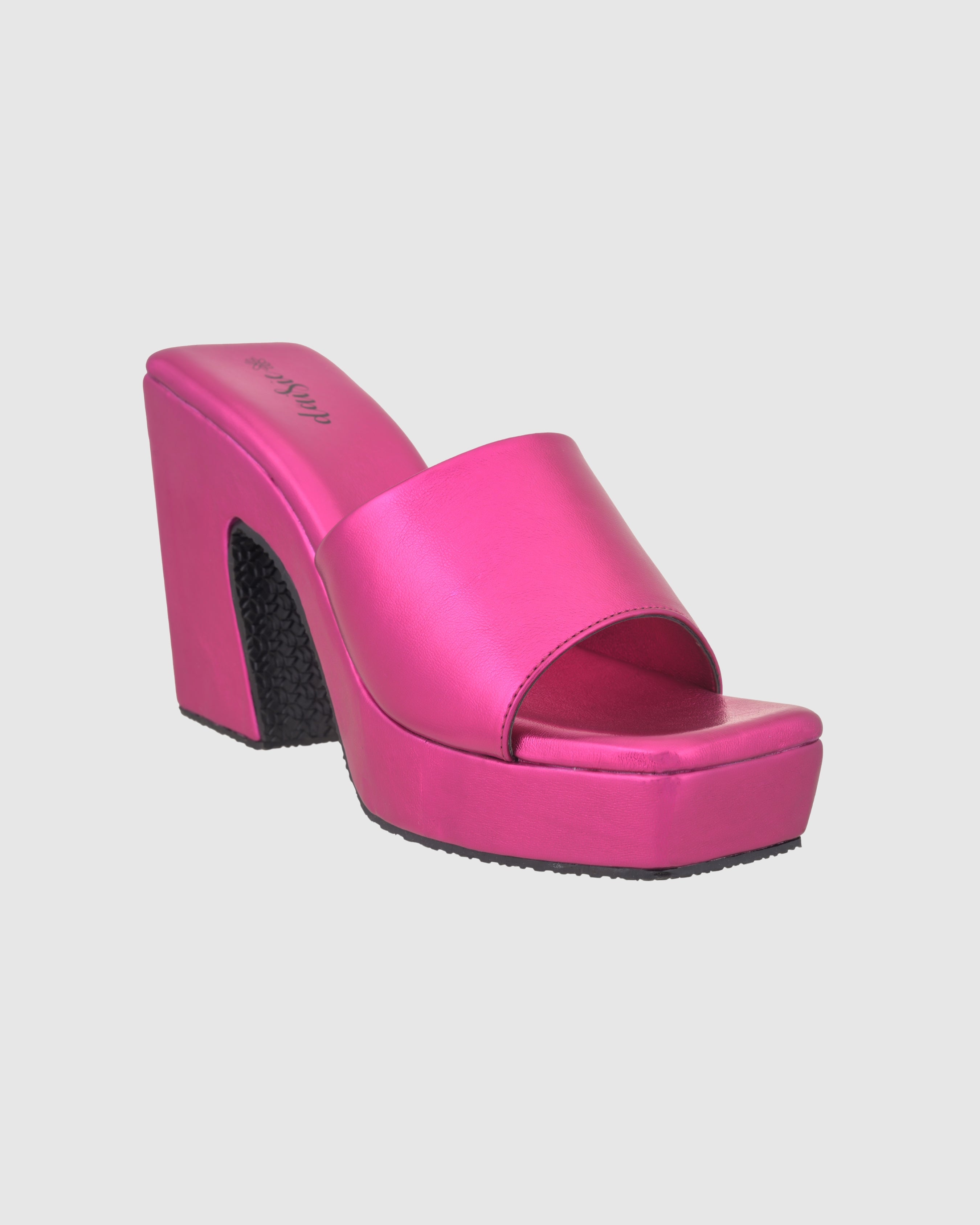 Y2K Trendy Comfort Blingy Pink Platform Heels
