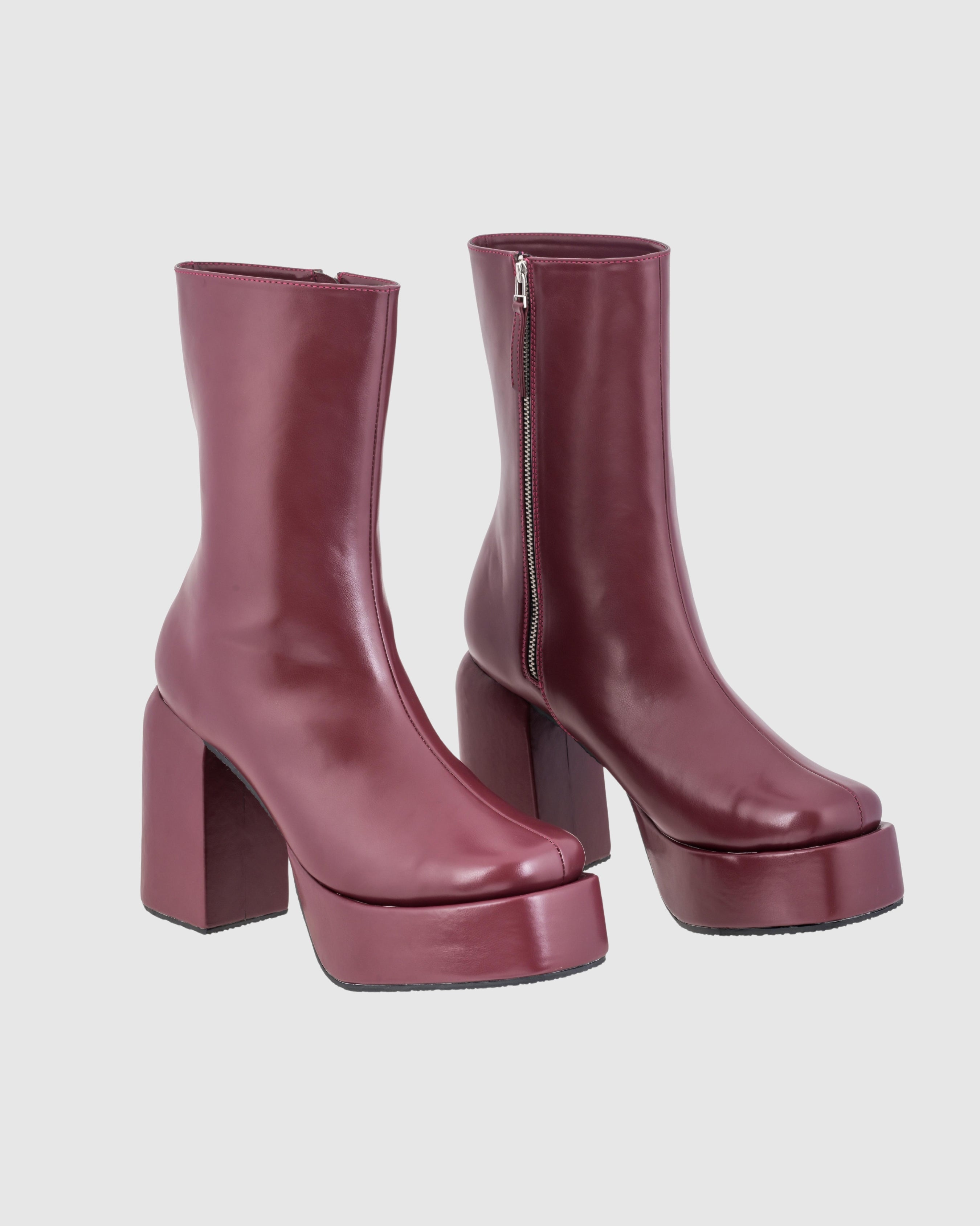 Y2k Chunky Cherry Boots