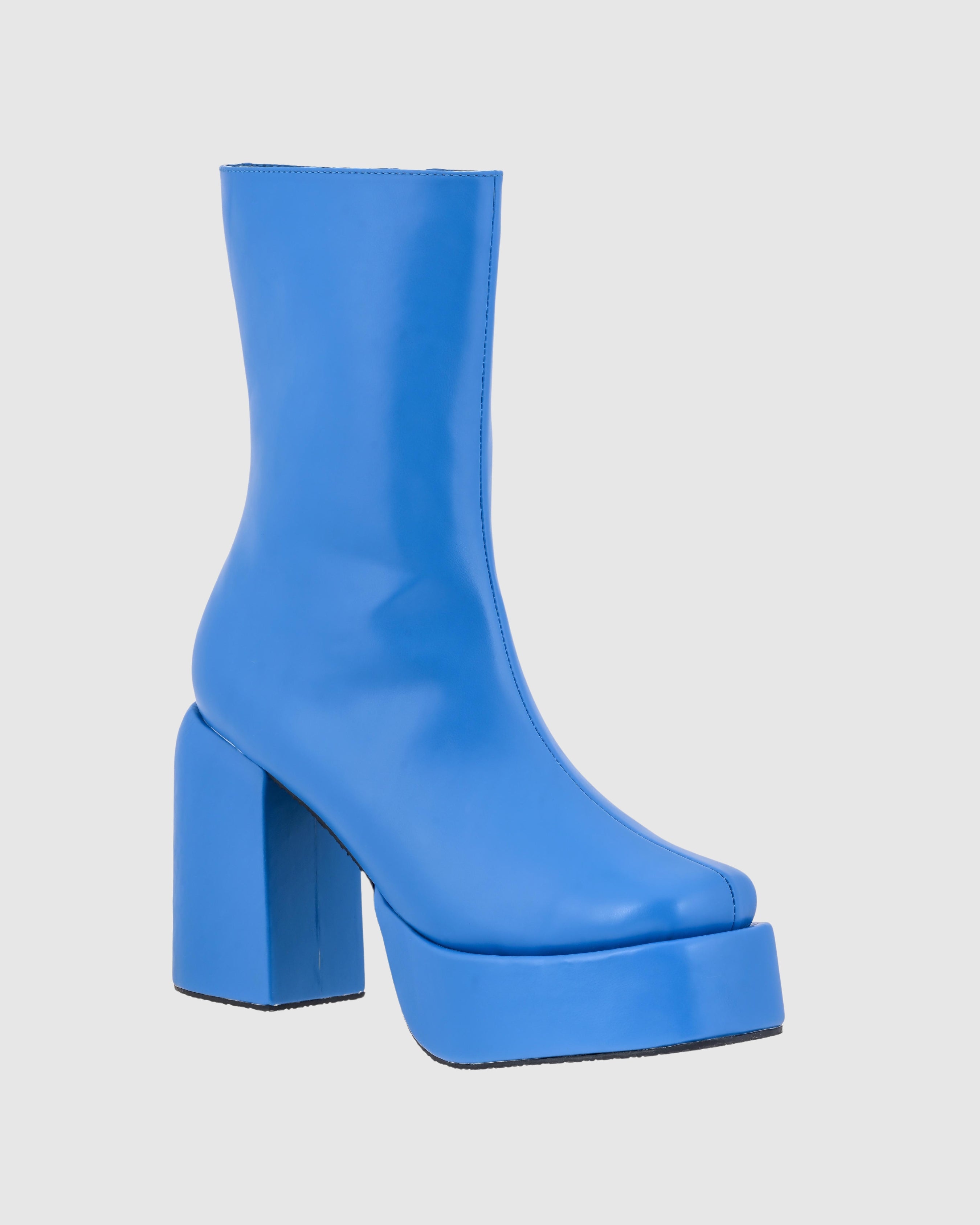 Y2k Chunky Pop Blue Boots