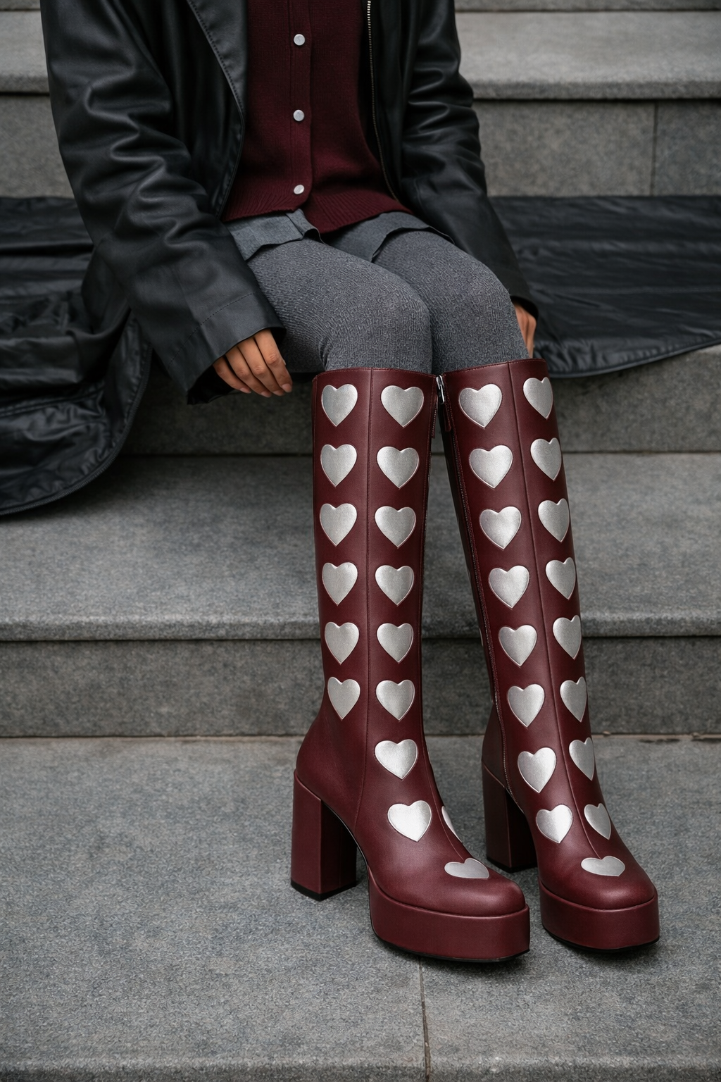 Big on love Knee High Boots