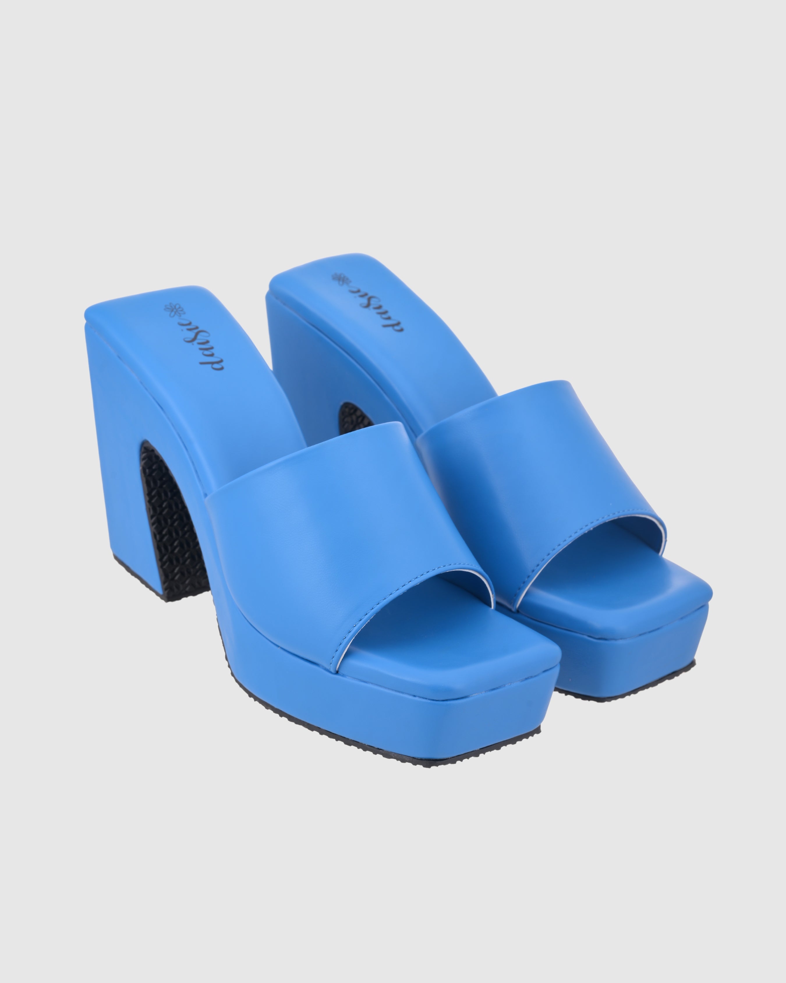 Y2K Trendy Comfort Blue Platform Heels