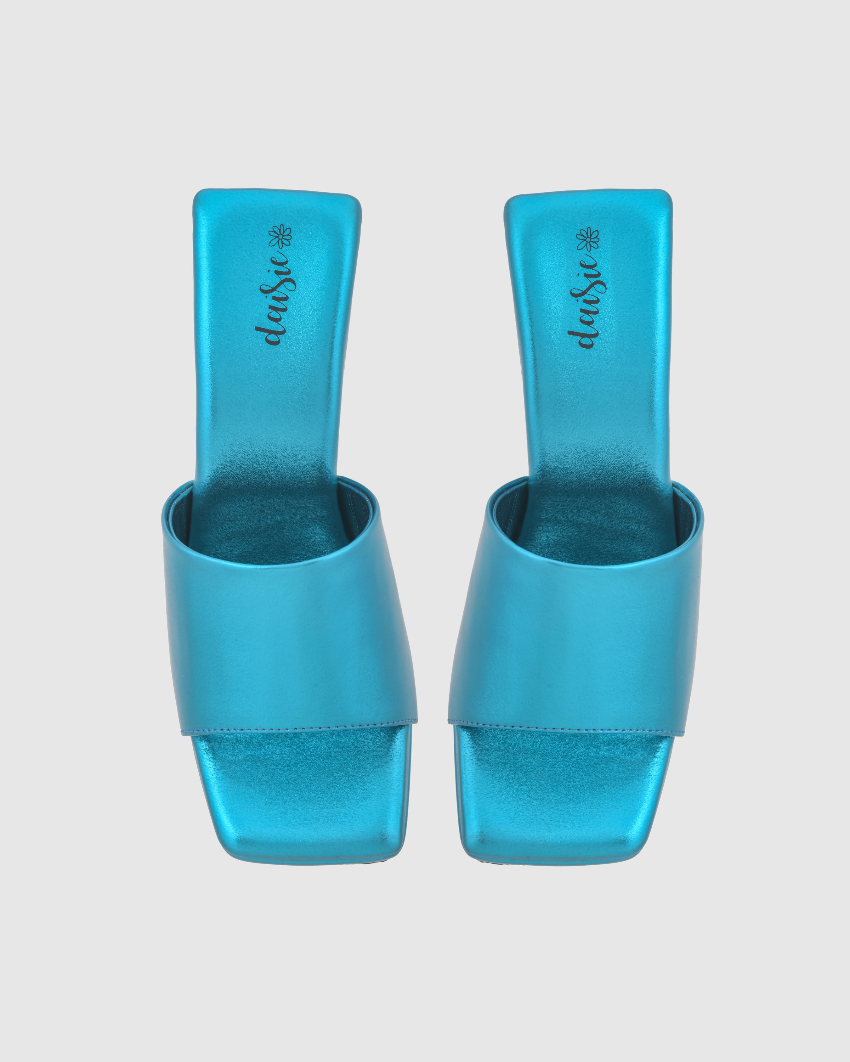 Y2K Trendy Comfort Blingy Blue Platform Heels