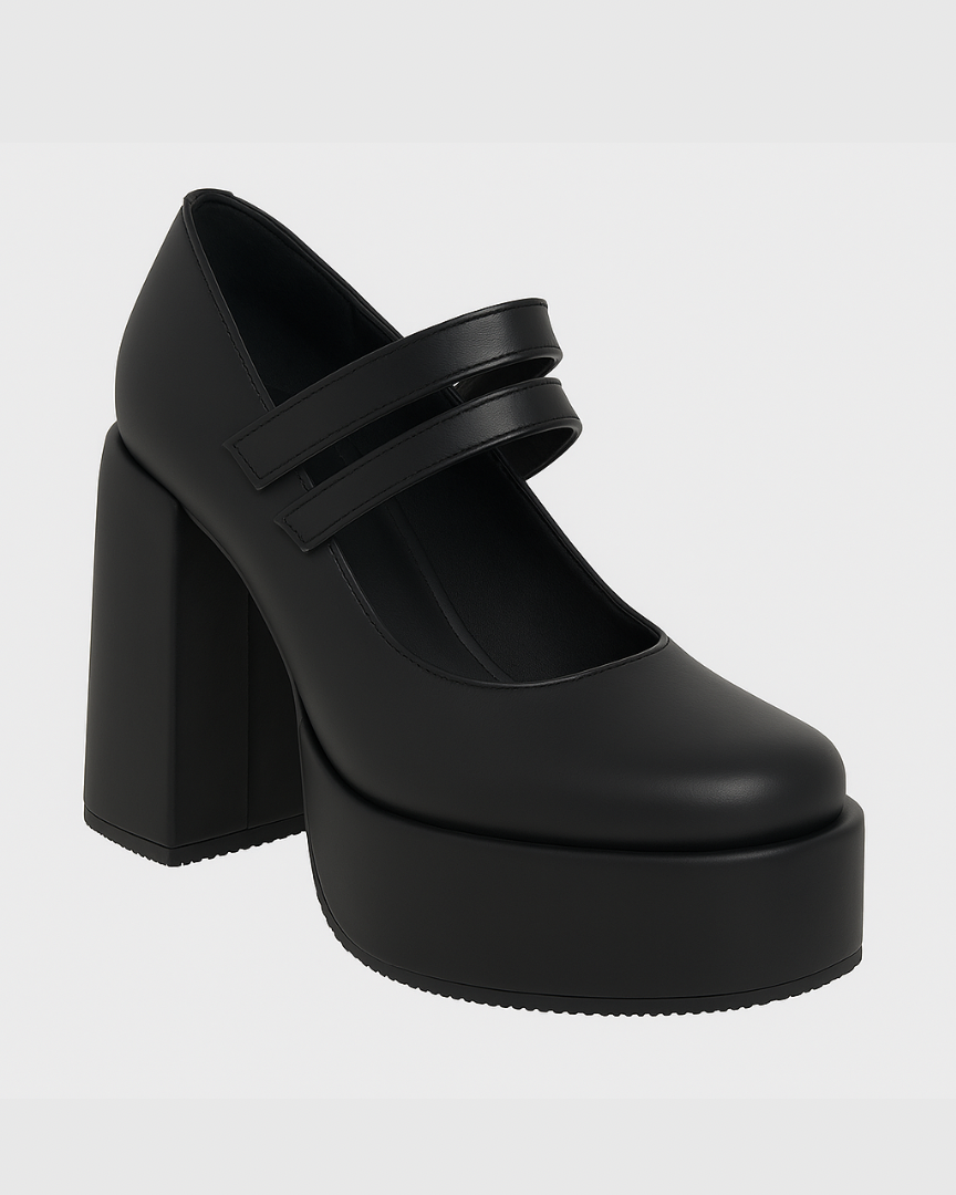 Bratz X Marry Jane Platform Heels - Black