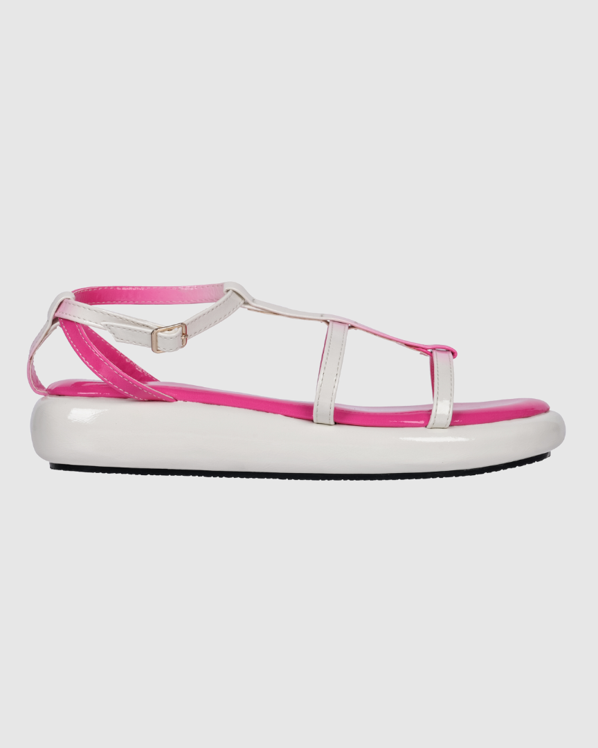 Y2K Ombre Pink&White Sandals