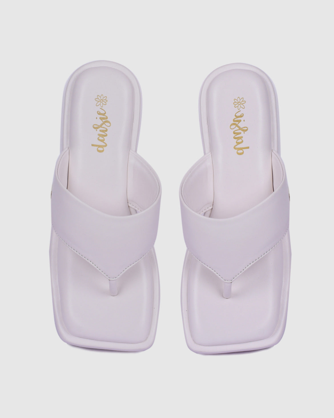 Y2k Block Chunky basic white platforms