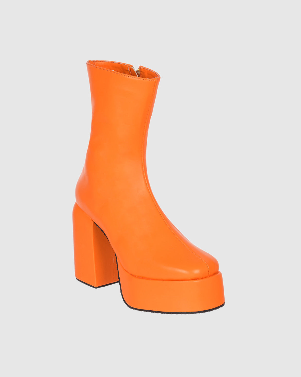 Y2k Chunky Orange Boots