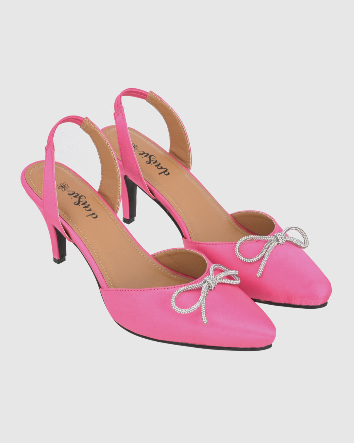 Pink pencil heels sales