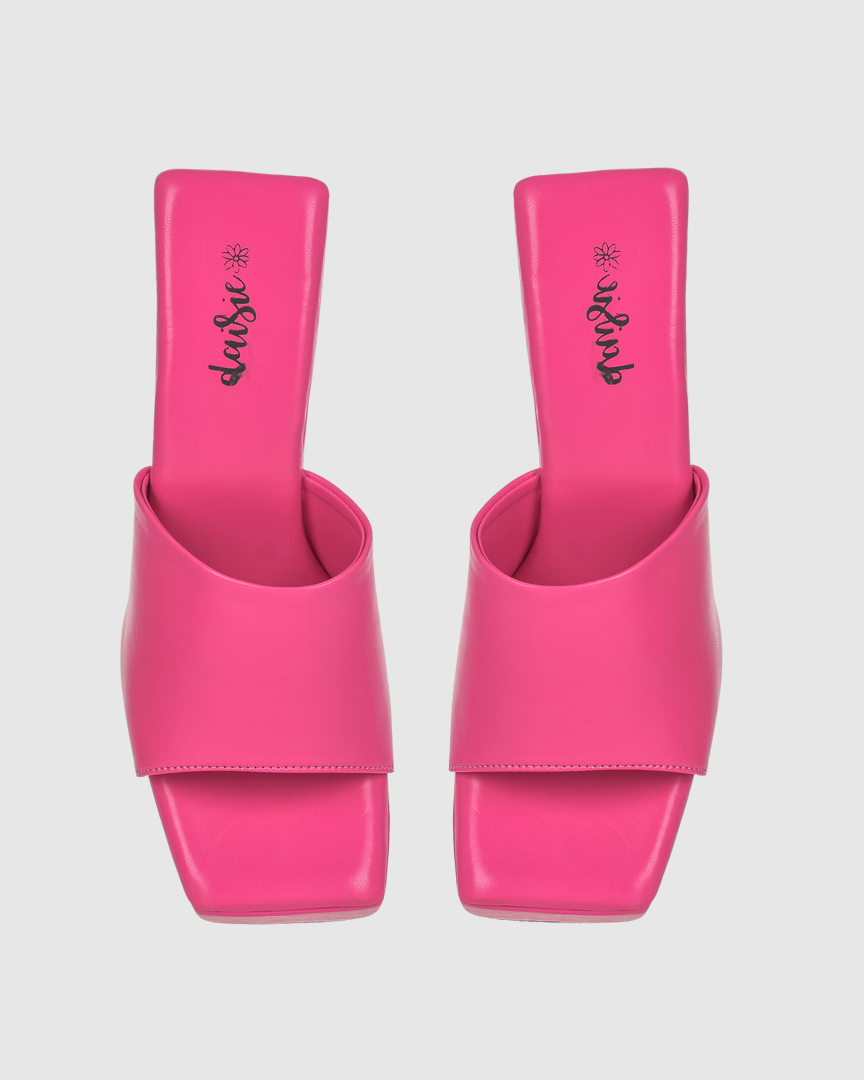 Y2K Trendy Comfort Platform Heels Pink