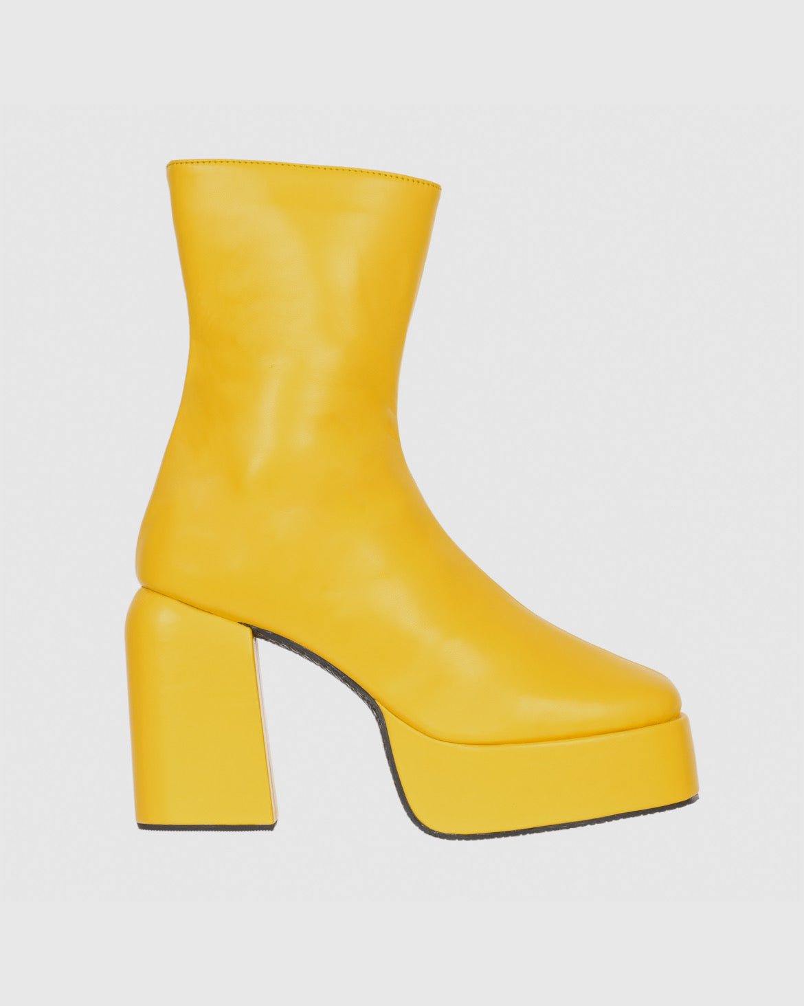 Y2k Chunky Yellow Boots